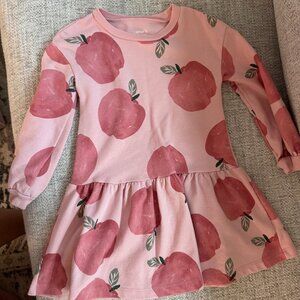 Carter's 4T Back to School Apple Dress